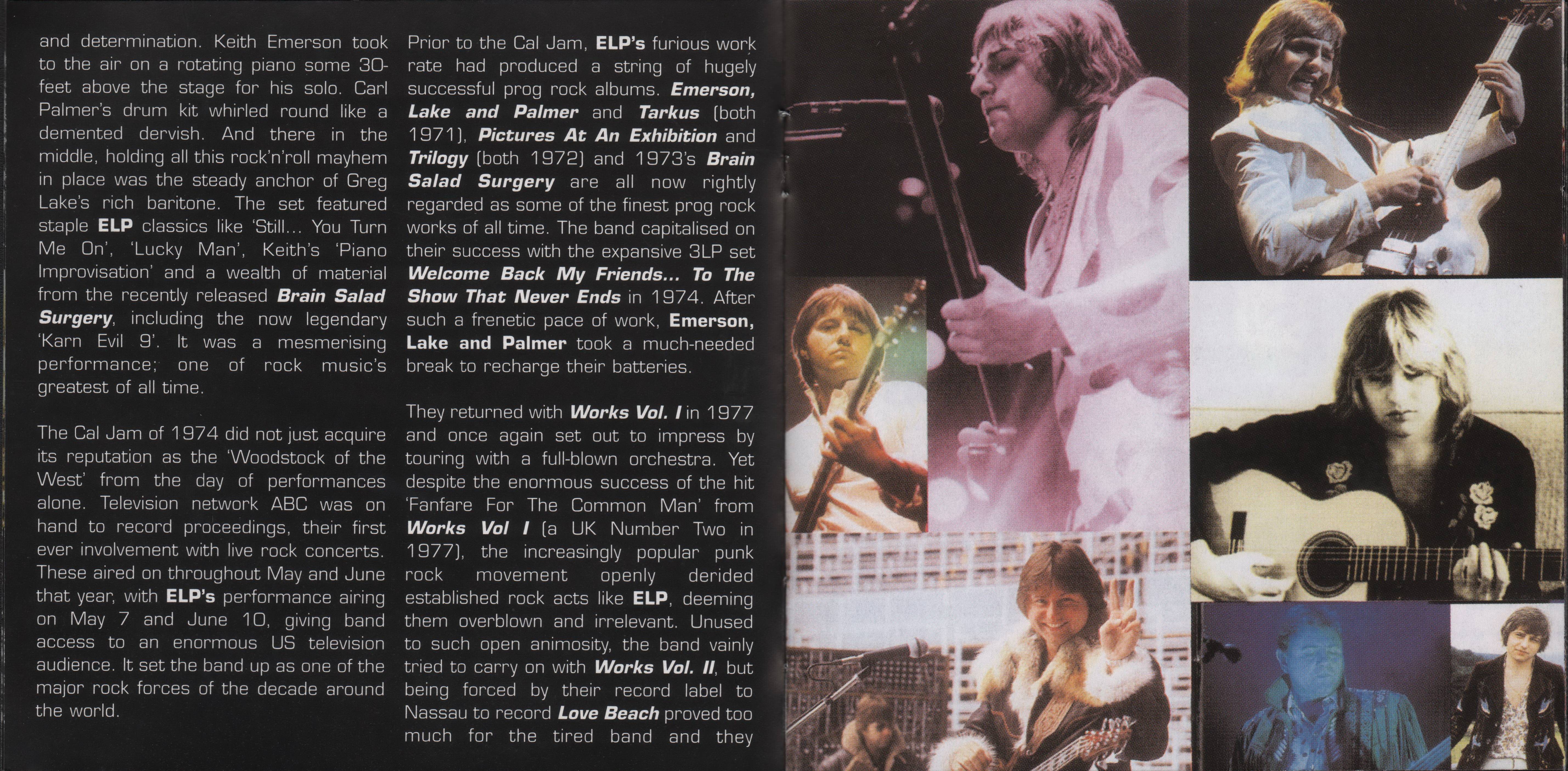 Emerson, Lake and Palmer Then and Now [Booklet03 uk]